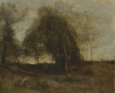 Evening in Normandy by Jean Baptiste Camille Corot